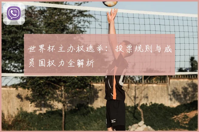 世界杯主办权选举：投票规则与成员国权力全解析